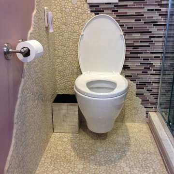 Small yet functional and spa like bathroom addition.