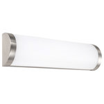 WAC Limited - Fuse LED Energy Star Bathroom Vanity and Wall Light, Brushed Nickel - With soft illumination diffused through translucent acrylic, Fuse adds a clean, modern look to baths and other types of modern decor. Multiple LED array for uniform illumination.