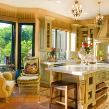 Reading area in kitchen