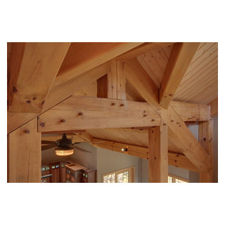 Timber Frame Joinery Detail - Contemporary - Other - by MoreSun Timber ...