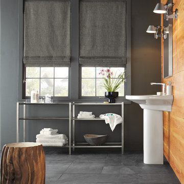 Flat Roman Shades by R&B