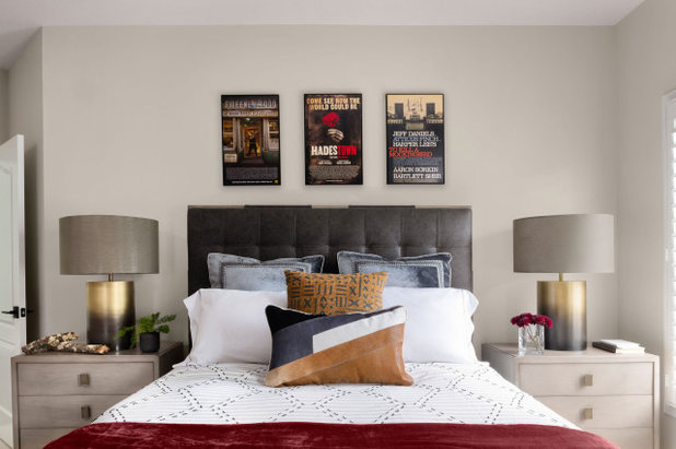 Transitional Bedroom by Haus Interior Design