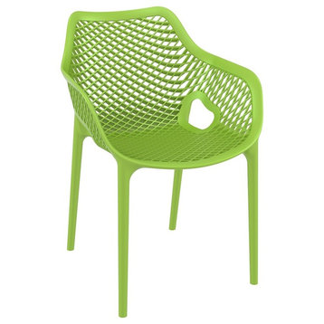 Compamia Air Dining Armchair, Set of 2, Tropical Green