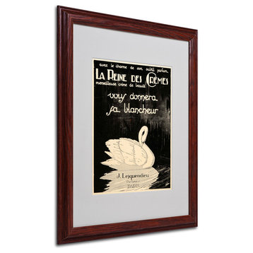 'Lesquendieu Cremes' Matted Framed Canvas Art by Vintage Apple Collection