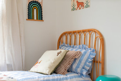 Inspiration for a mid-sized eclectic bedroom remodel in Other