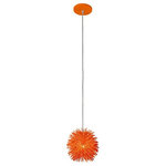 Varaluz Lighting - Varaluz Lighting 169M01SOR Urchin - One Light Uber Mini Pendant - Sea urchins are simple, geometric-shaped creatures with telltale barbs that inhabit all oceans.  They are also creatures that inspire poetic words and light fixtures alike. Hand crafted. Hand-forged steel has 70% or greater recycled content. Low-VOC finish. Nature inspired.Canopy Included: YESShade Included.Canopy Diameter: 5* Number of Bulbs: *Wattage: 50W* BulbType: G9 Halogen* Bulb Included: Yes