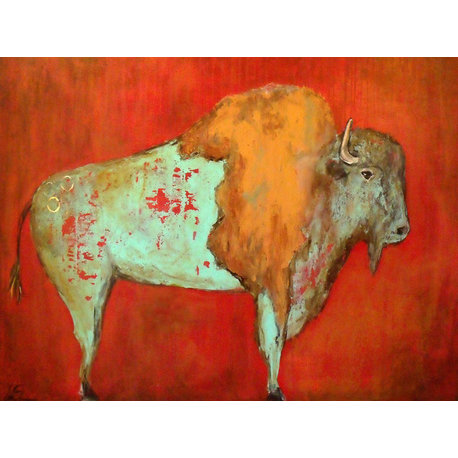 Red Buffalo Outdoor Art