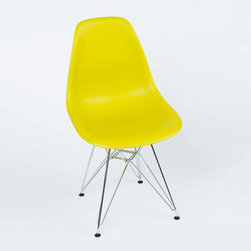 Eiffel Slope Chair in Mustard  Eiffel Slope Chair in Mustard - Dining Chairs