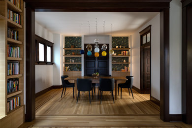 Dining room - contemporary dining room idea in Seattle