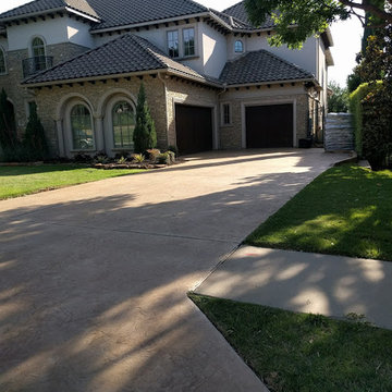 Stamped Concrete Patio, Pooldeck, Driveway and walkway.