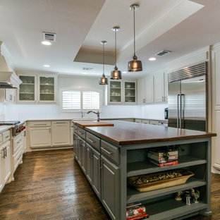 Corian Countertop With Butcher Block Insert Ideas Photos Houzz