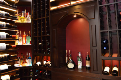 Inspiration for a cottage wine cellar remodel in San Francisco