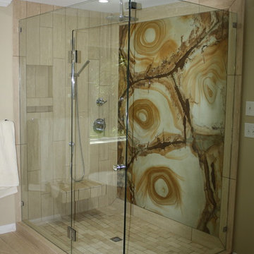 Custom Frameless Shower Enclosure