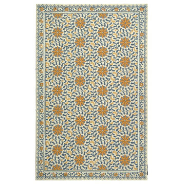 Chelsea Brown/Blue Area Rug HK150A - 2'6" x 6'