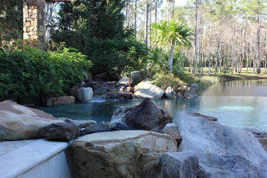 Example of a trendy pool design in Miami