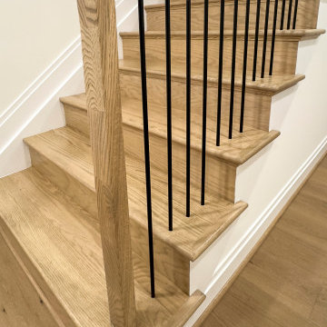 Project #144 | Slightly Curved Transitional Staircase
