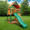 Gorilla Playsets Chateau Tower Swing Set With Timber Shield