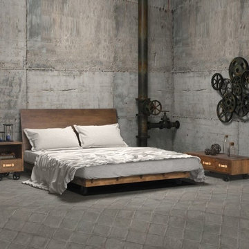 Industrial Loft Bedroom