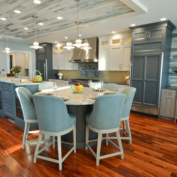 Stunning Kitchen with rustic beach accents in York ME