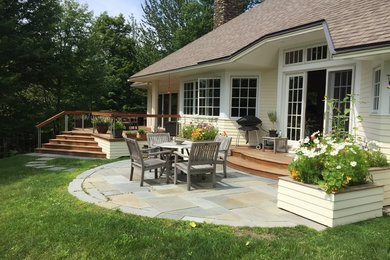 Patio - contemporary patio idea in Burlington