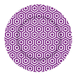 Purple Honeycomb Charger Plate - Charger Plates