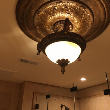 European Influenced Master Bathroom
