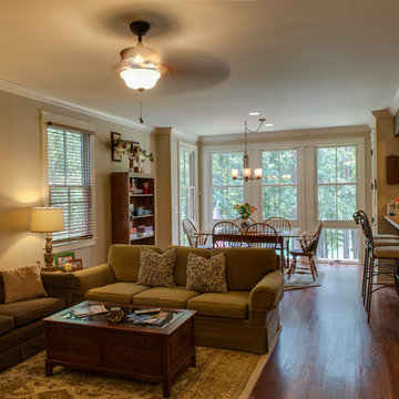 Living Room to Dining View Toward Lake