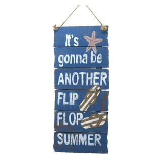 Its Gonna Be Another Flip Flop Summer Wall Decor Plaque 18 Inches