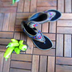 Wood patio floor - Deck Tiles And Planks