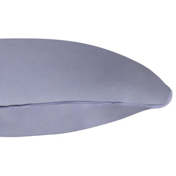 A1HC Soft Velvet Pillow Covers, YKK Zipper, Set of 2, Slat Grey, 20"x20"
