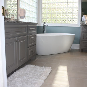 Master bath Makeover to a Spa-like retreat
