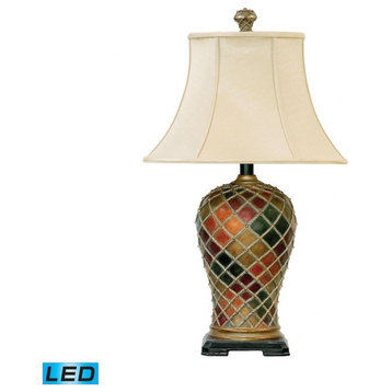 -Traditional Style w/ Eclectic inspirations-Composite 9.5W 1 LED Table Lamp-30