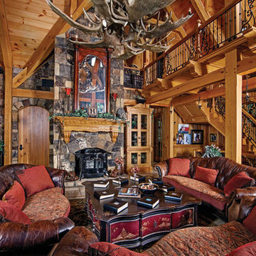 Elegant Timber Frame Home in Kentucky