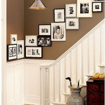 staircase wall decorating ideas