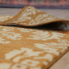 EORC Brown Handmade Afghan Wool Turkish Knot Rug 13'10' x 10'1'
