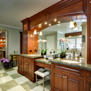 Traditional Bath with Almaden Interiors