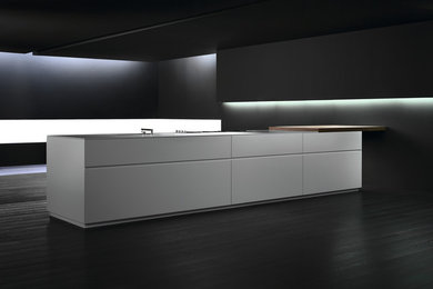 Inspiration for a contemporary kitchen remodel in New York