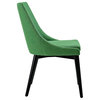 Modway Modway Viscount Fabric Dining Chair, Green