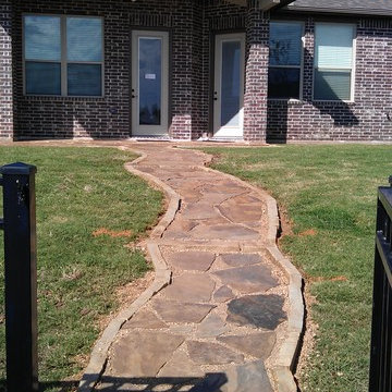 Flagstone Sidewalk