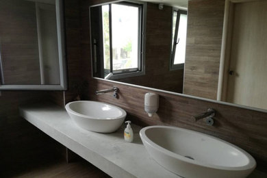 Inspiration pour une salle de bain.