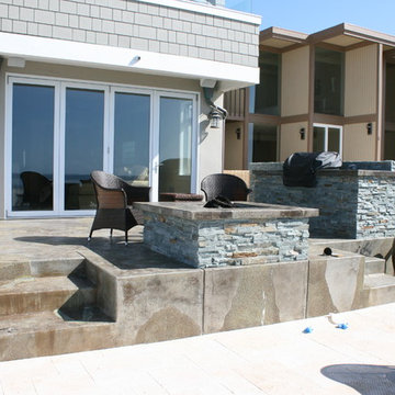 Ingram Fire Pit - Ocean Front Patio & Concrete Fire Pit