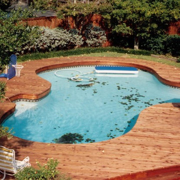 Custom Curved Pool Deck