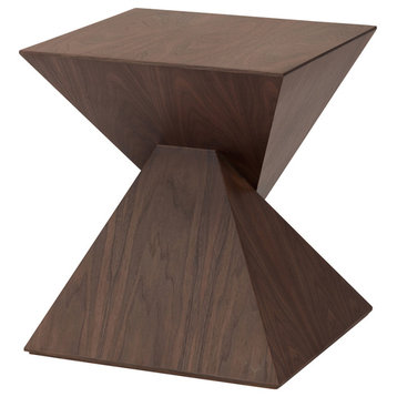 Giza Side Table, Double Pyramid Design