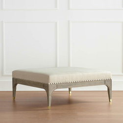 Granada Square Ottoman - Outdoor Footstools And Ottomans