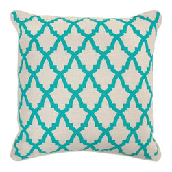 Seraphina Turquoise Pillow - Decorative Pillows