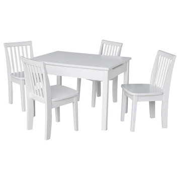 Table With 4 Mission Juvenile Chairs