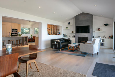 Minimalist living room photo in Other
