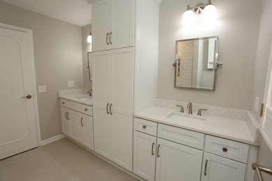 Design ideas for a transitional bathroom in Indianapolis.