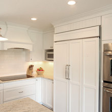 White Kitchen with Induction Cooktop