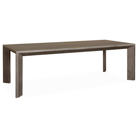 Bellagio Rectangular Dining Table, Smoke Grey Oak